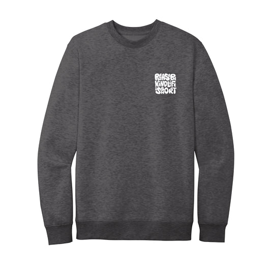 Fleece Crewneck - Heather Charcoal