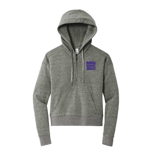 Women's Half Zip - Gray